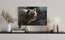 Load image into Gallery viewer, Backlit Grizzly - Giclee on stretched canvas