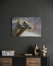Load image into Gallery viewer, The Alphas  - Giclee on stretched canvas