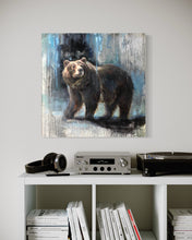 Load image into Gallery viewer, Grizzly in Modern - Giclee on stretched canvas