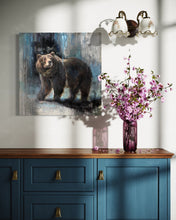 Load image into Gallery viewer, Grizzly in Modern - Giclee on stretched canvas