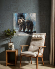 Load image into Gallery viewer, Grizzly in Modern - Giclee on stretched canvas