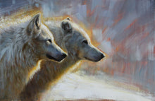 Load image into Gallery viewer, The Alphas  - Giclee on stretched canvas
