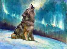 Load image into Gallery viewer, Northern night - 12x16