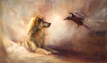 Load image into Gallery viewer, The Storyteller - 36x60 - Available at Montana Trails Gallery, Bozeman, MT