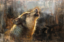 Load image into Gallery viewer, Wolf Spirit  - Giclee on stretched canvas